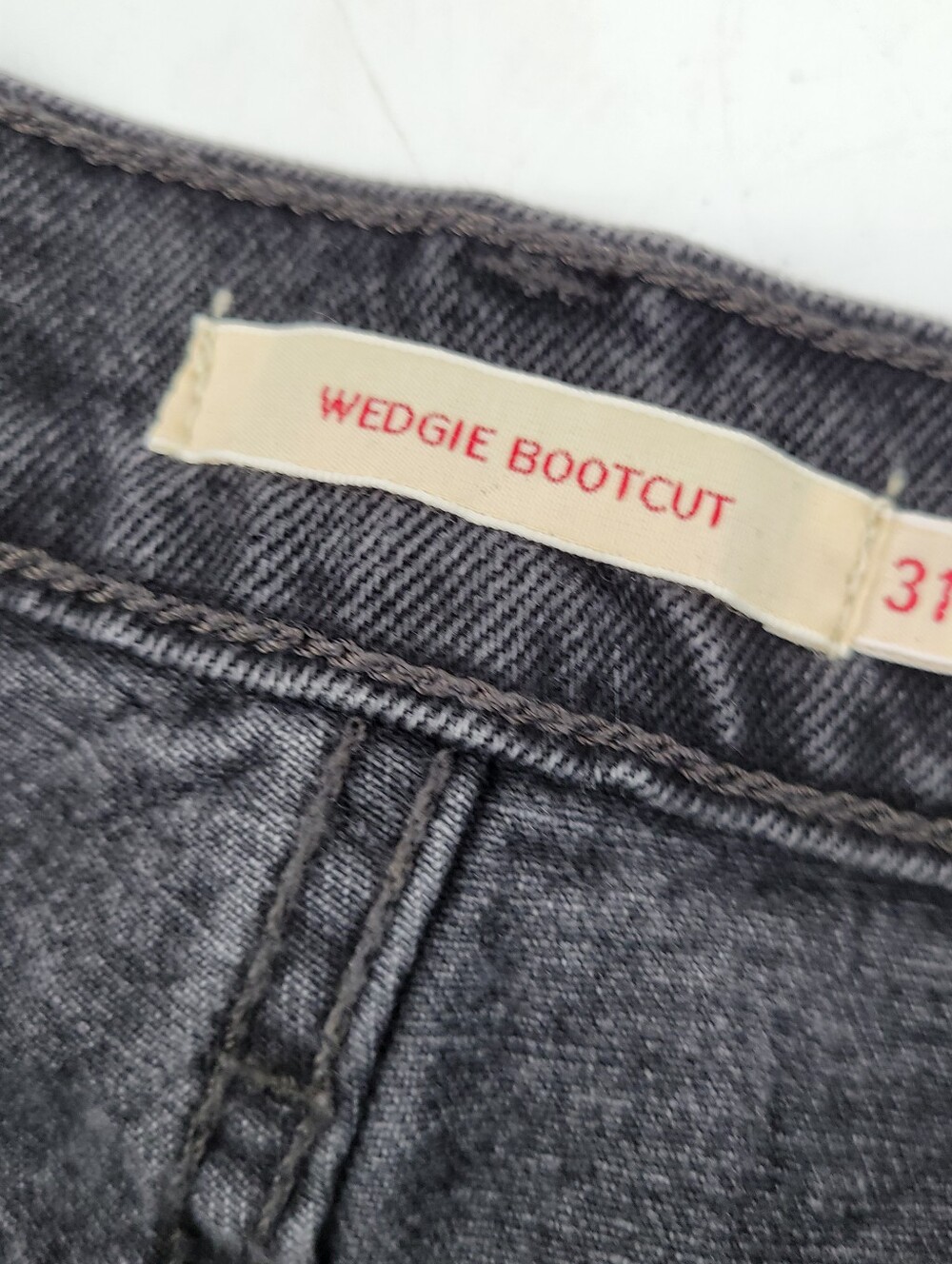 Levi's Wedgie Bootcut Jeans Black Size 31 - Picture 9 of 12